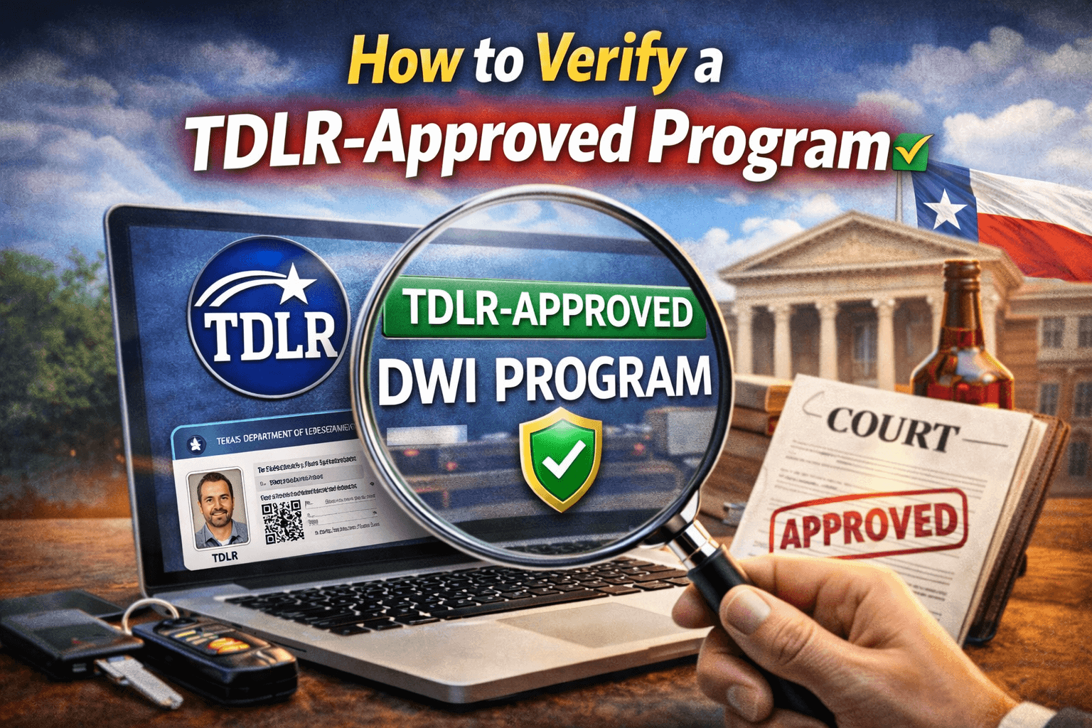 How to Verify a TDLR-Approved Program