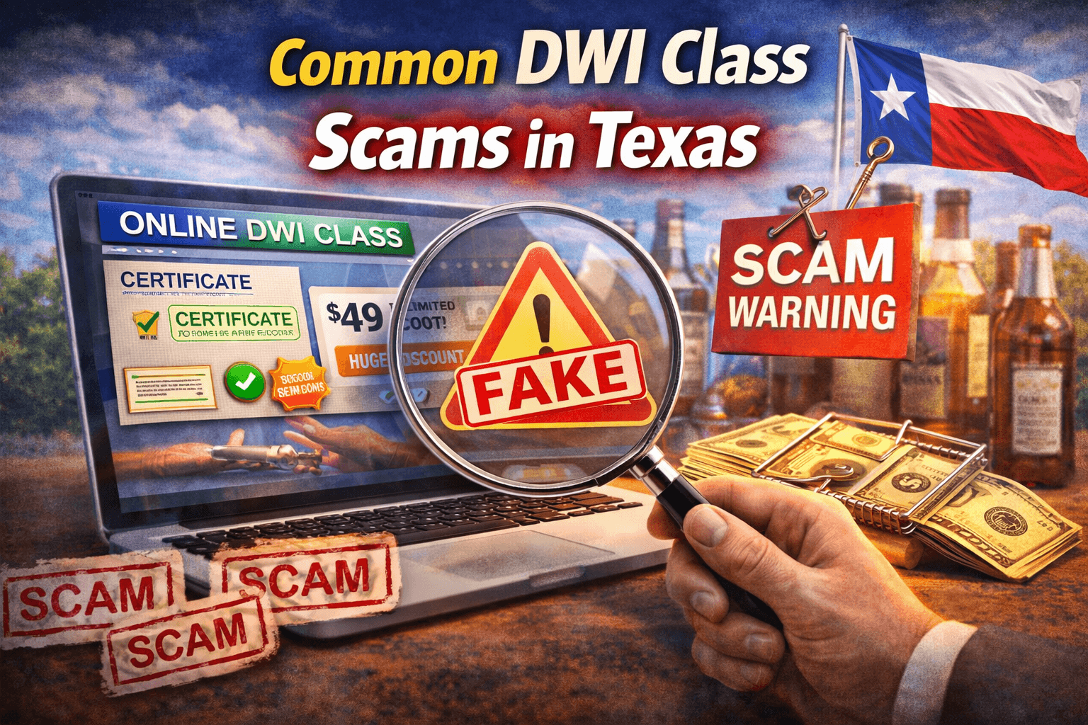 Common DWI Class Scams in Texas