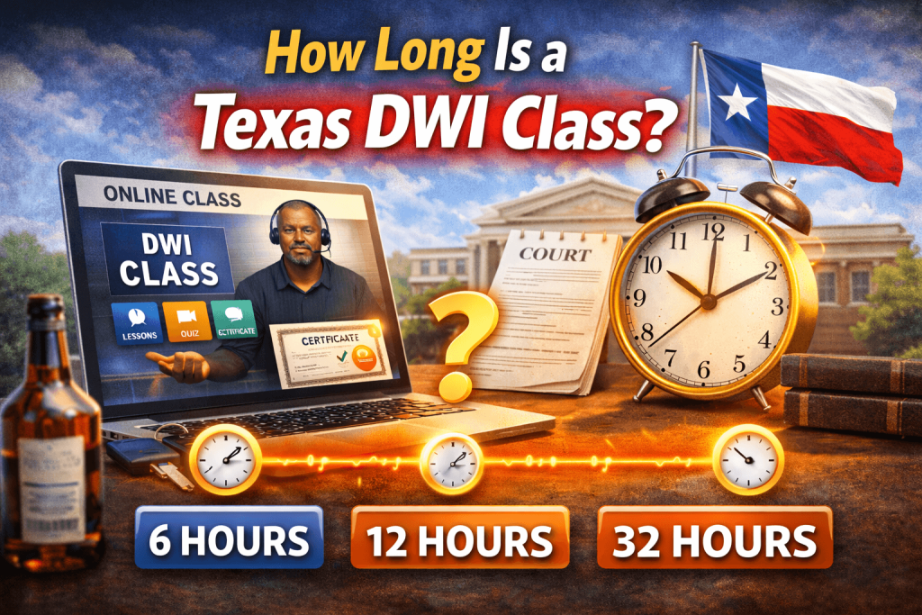 How Long Is a Texas DWI Class