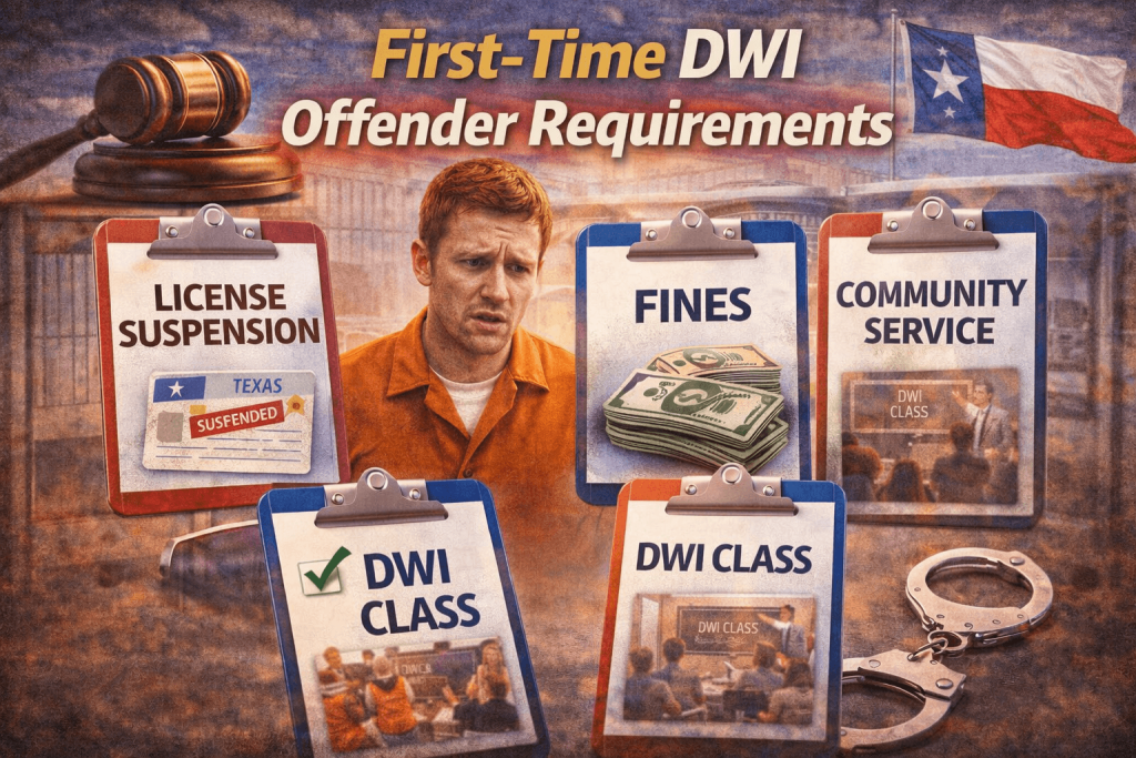 First-Time DWI Offender Requirements