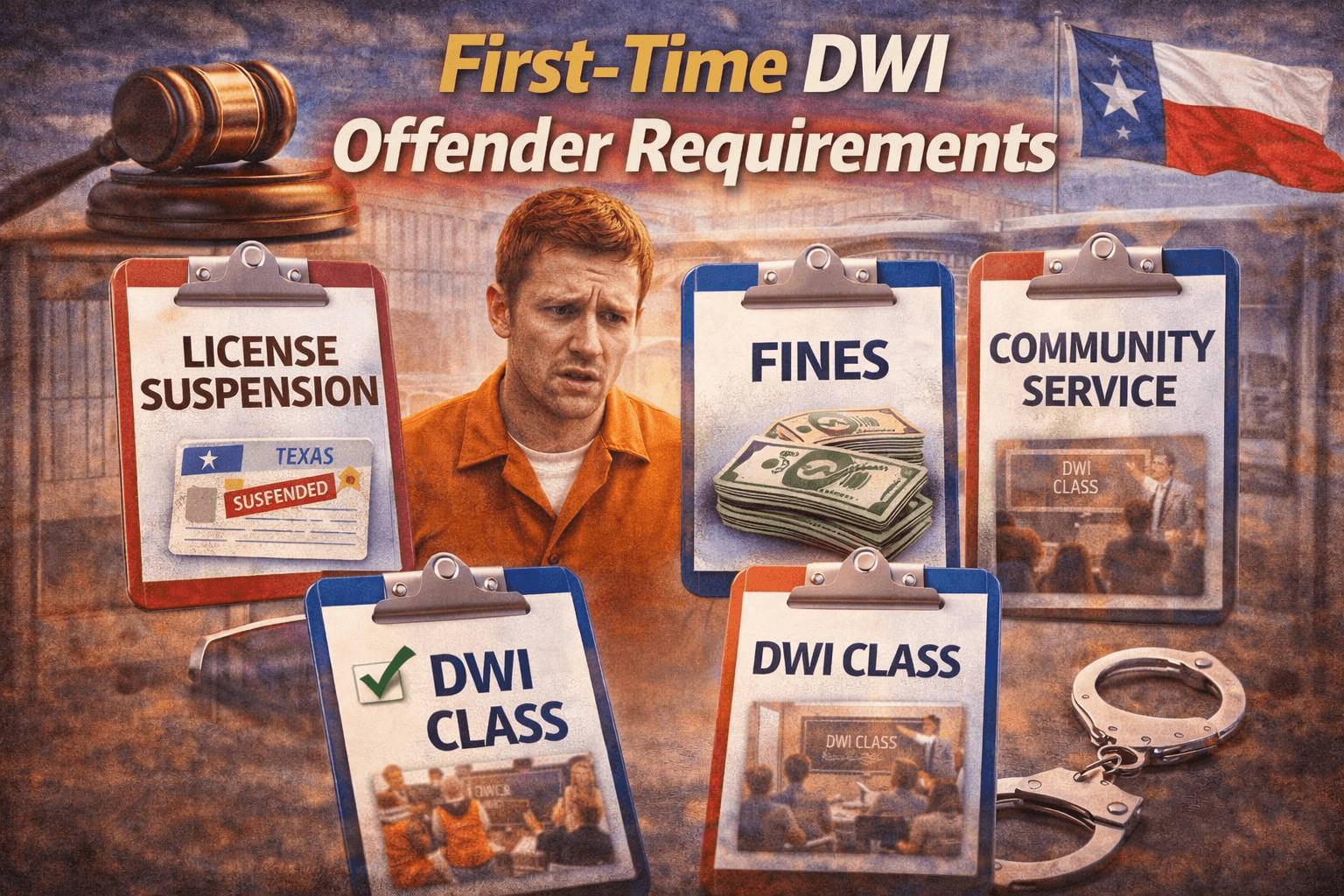 First-Time DWI Offender Requirements