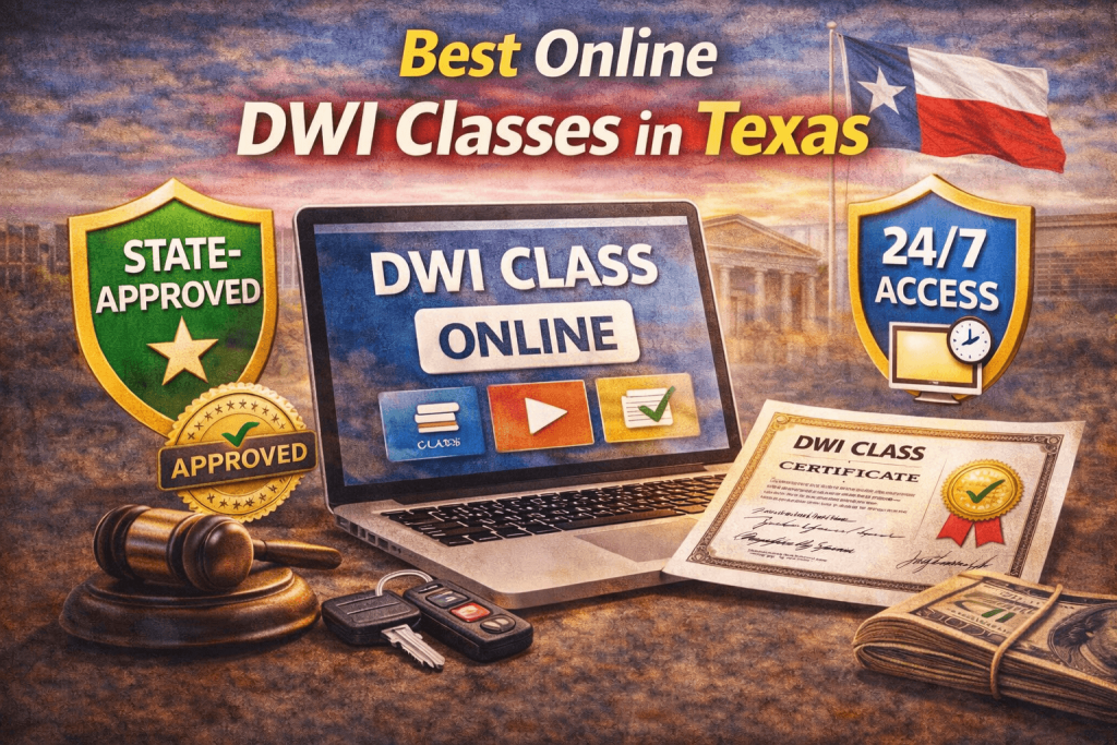 Best Online DWI Classes in Texas