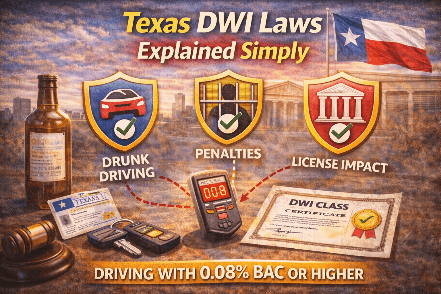 Texas DWI Laws Explained Simply